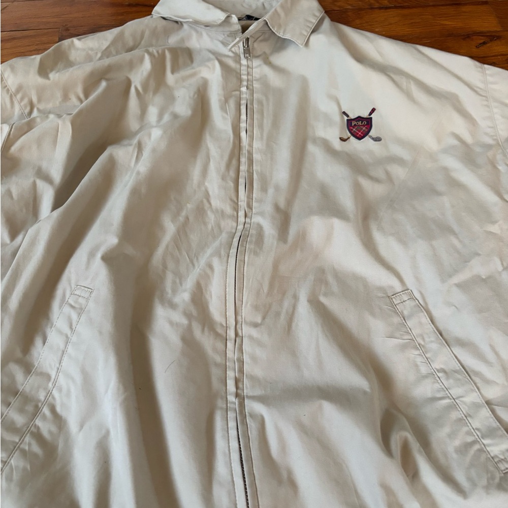 Polo by Ralph Lauren Khaki Lightweight Jacket with Embroidered Logo - Picture 5 of 5
